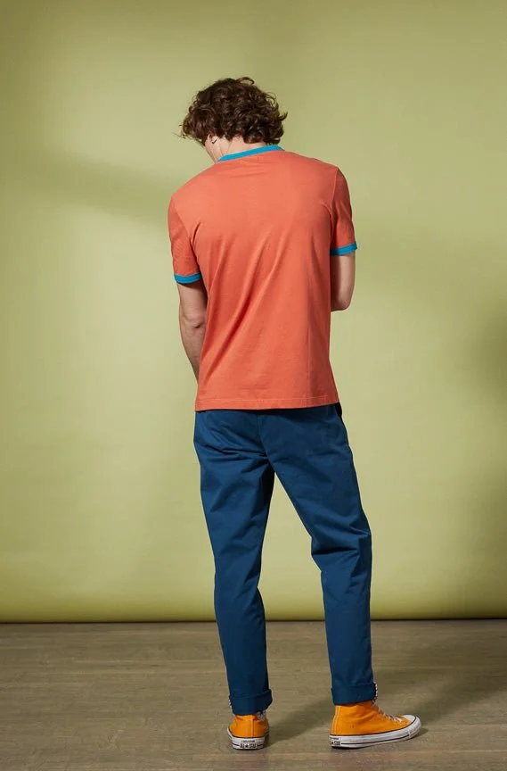 Vicomte A. Tibot Burnt Orange T-Shirt 100% Cotton