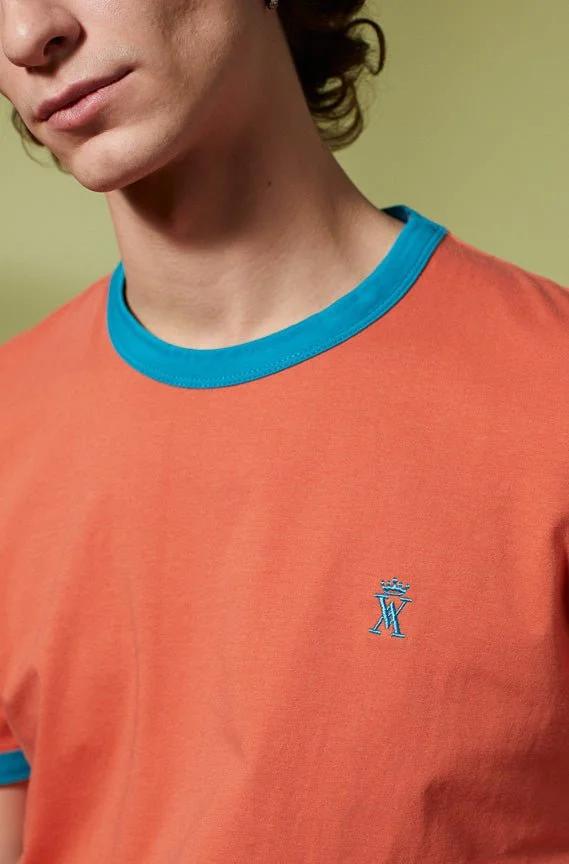 Vicomte A. Tibot Burnt Orange T-Shirt 100% Cotton