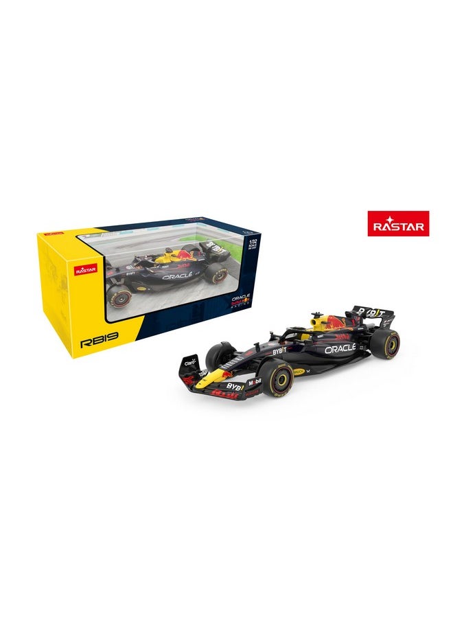 راستار نموذج سيارة RASTAR 64600 1/32 RedBull F1 Die Cast Metal - سيارة RedBull F1 RB19 مصبوبة ومرخصة رسميًا للعب والعرض - هدية مثالية - أزرق  - Image 5