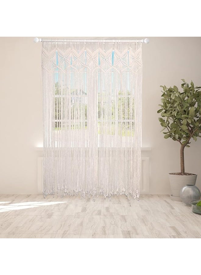 انتيكيانو ستارة مكرمية كبيرة للمدخل بتصميم بوهيمي لديكور - Image 1