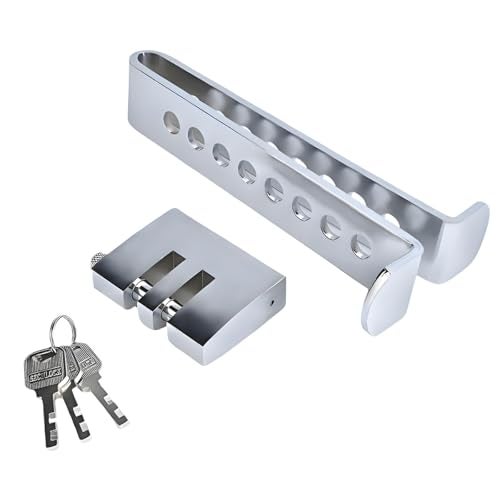 DXNQ Portable 8 Holes Brake Pedal Lock Stainless Steel Auto Clutch Vehicle Security Protection Safety Lock Car Accessories - Image 1