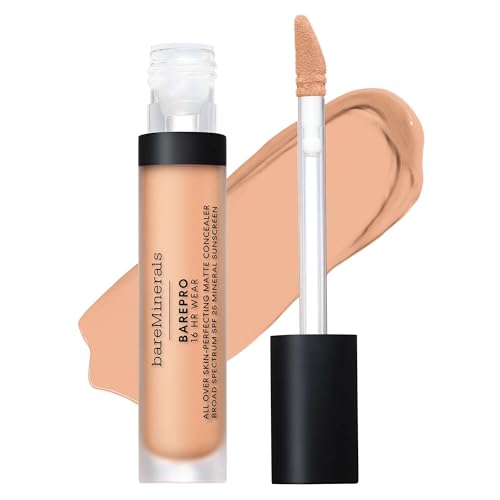 bareMinerals BAREPRO 16HR All Over SkinPerfecting Natural Matte Concealer Mineral SPF 25 with Niacinamide Conceals Dark Spots Blemishes Dark Circles Under Eyes Safe for Sensitive Skin Vegan - Image 1