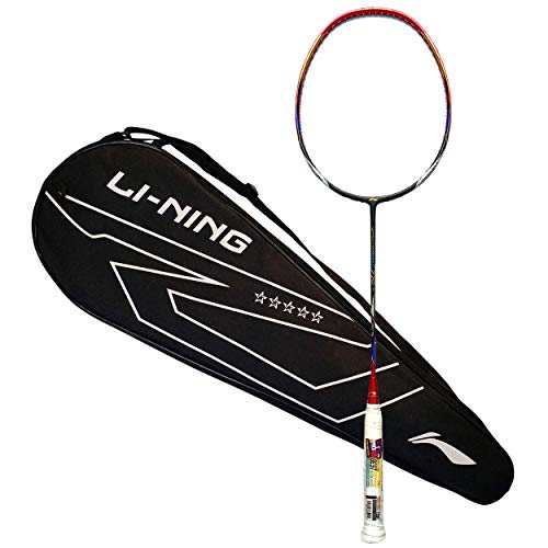 Li-Ning Windstorm Nano 770 Lite Professional Carbon Fiber Badminton Racquet - (Black/Red) - Image 1