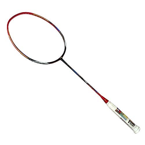 Li-Ning Windstorm Nano 770 Lite Professional Carbon Fiber Badminton Racquet - (Black/Red) - Image 2