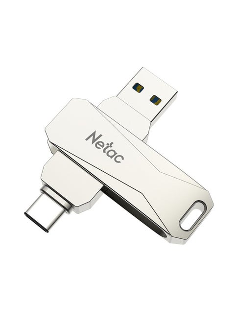 Type-C USB 64GB Double Interface Flash Drive Plug U782C_2 Silver