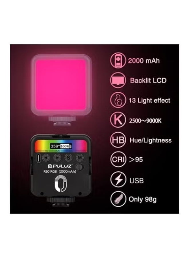 TIGER Ultra-Portable Pocket Fill Light – Rich Backlight LED Lighting in Sleek Black | USB Rechargeable Compact Light for Mobile Phones, Cameras, Laptops | Adjustable Brightness for Photography, Vlogging, Makeup, Streaming, Video Calls | Lightweight & Travel-Friendly - Image 4