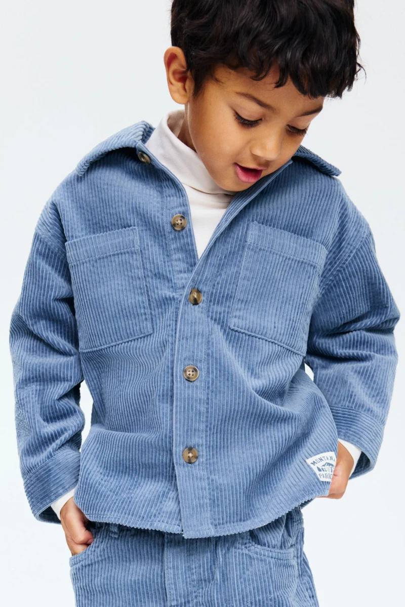 H&M Cotton corduroy overshirt