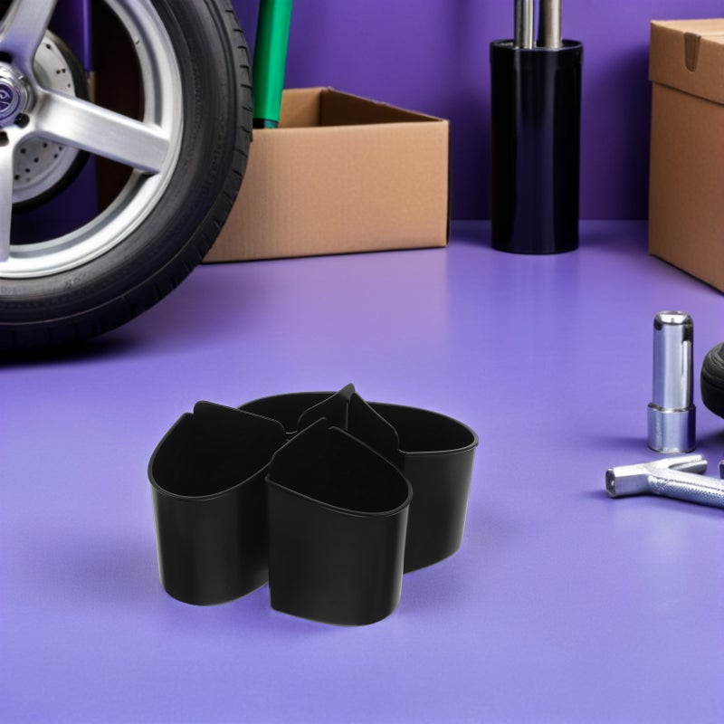 4PCS Clip Cup Holder: Auto Car Door Mount Bottle Holder - Hanging Beverage Rack for Soda Cans/Water Bottles/Coffee & Keys - Image 2