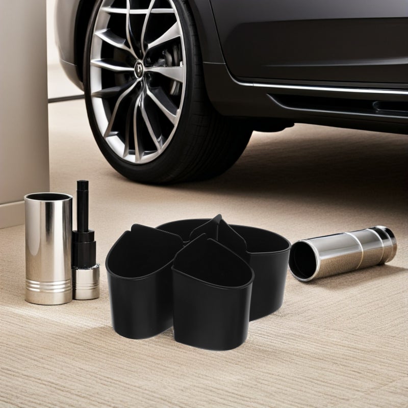 4PCS Clip Cup Holder: Auto Car Door Mount Bottle Holder - Hanging Beverage Rack for Soda Cans/Water Bottles/Coffee & Keys - Image 5