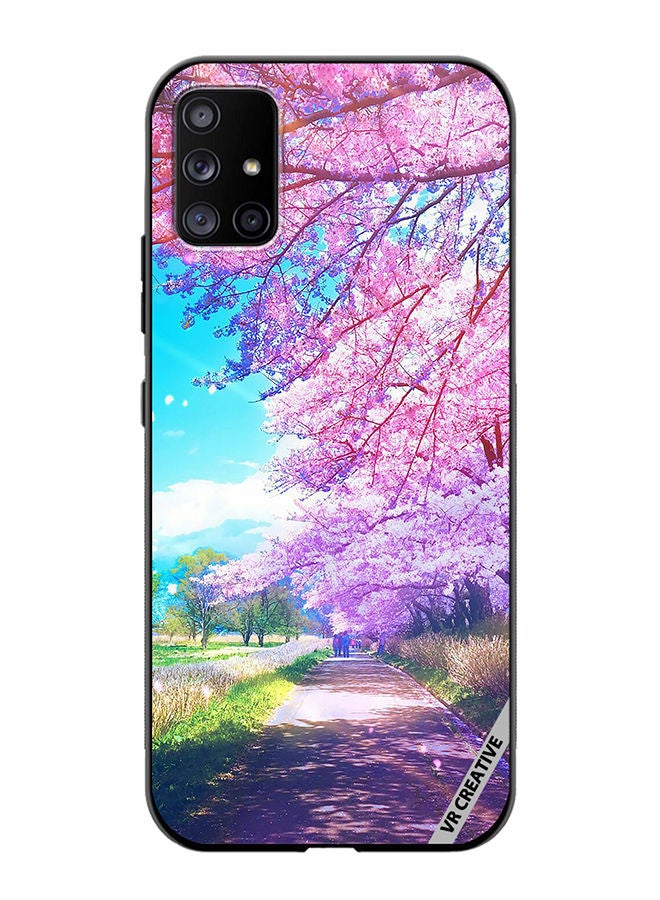 VR CREATIVE Protective Case Cover For Samsung Galaxy A51 5G Garden Design  Multicolour - Image 1