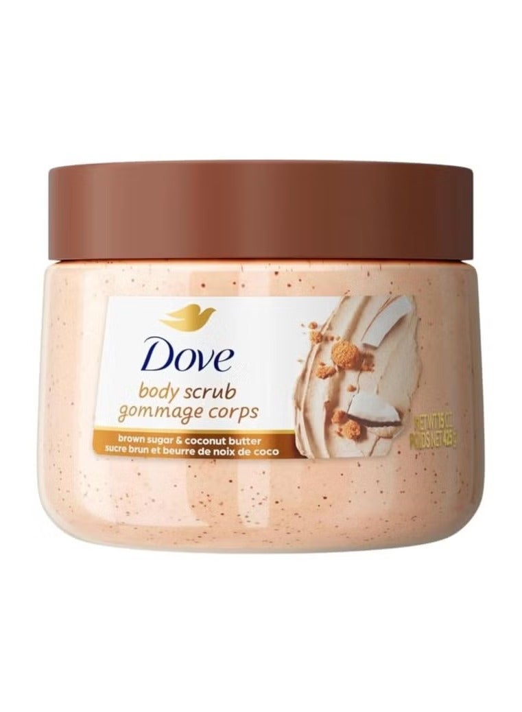 Dove body scrub brown sugar & coconut butter 425g