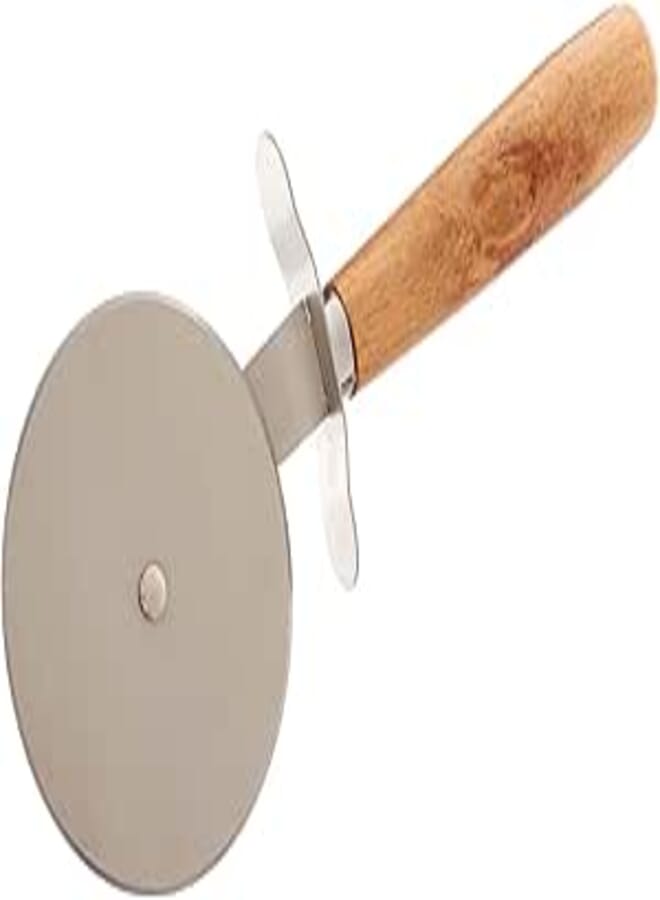Yasin wood hand pizza cutter