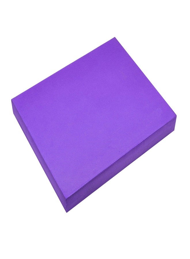 IRIS Balance Pad - Foam Large Yoga Mat Trainer for Physical Therapy, Stability Workout, Knee and Ankle Exercise, Strength Training, Rehab - Chair Cushion for Adults, Kids, and Travel (Purple) - Image 3