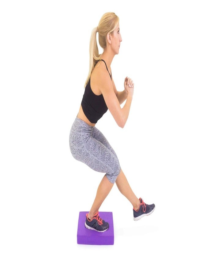 IRIS Balance Pad - Foam Large Yoga Mat Trainer for Physical Therapy, Stability Workout, Knee and Ankle Exercise, Strength Training, Rehab - Chair Cushion for Adults, Kids, and Travel (Purple) - Image 4