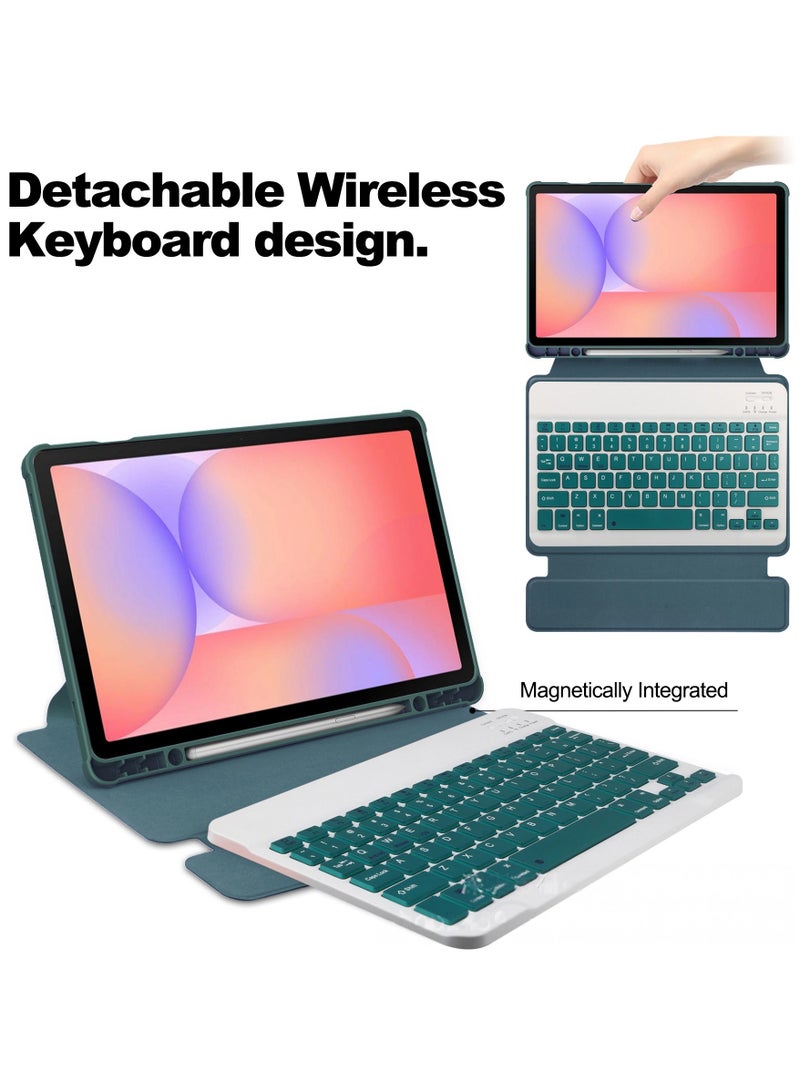 For Samsung Galaxy Tab S10 Lite SM-X400 Keyboard Protective Cover Acrylic Swivel Case Convenient Controls - Image 4
