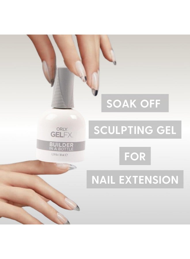 أورلى جل أورلي بيلدر إن أ بوتل، جل نحت سريع المفعول، لتطويل الأظافر وإصلاحها وتقويتها | جل بناء يدوم طويلًا، يُطبّق بالفرشاة | أظافر بجودة صالونات التجميل في المنزل (شفاف) - Image 2