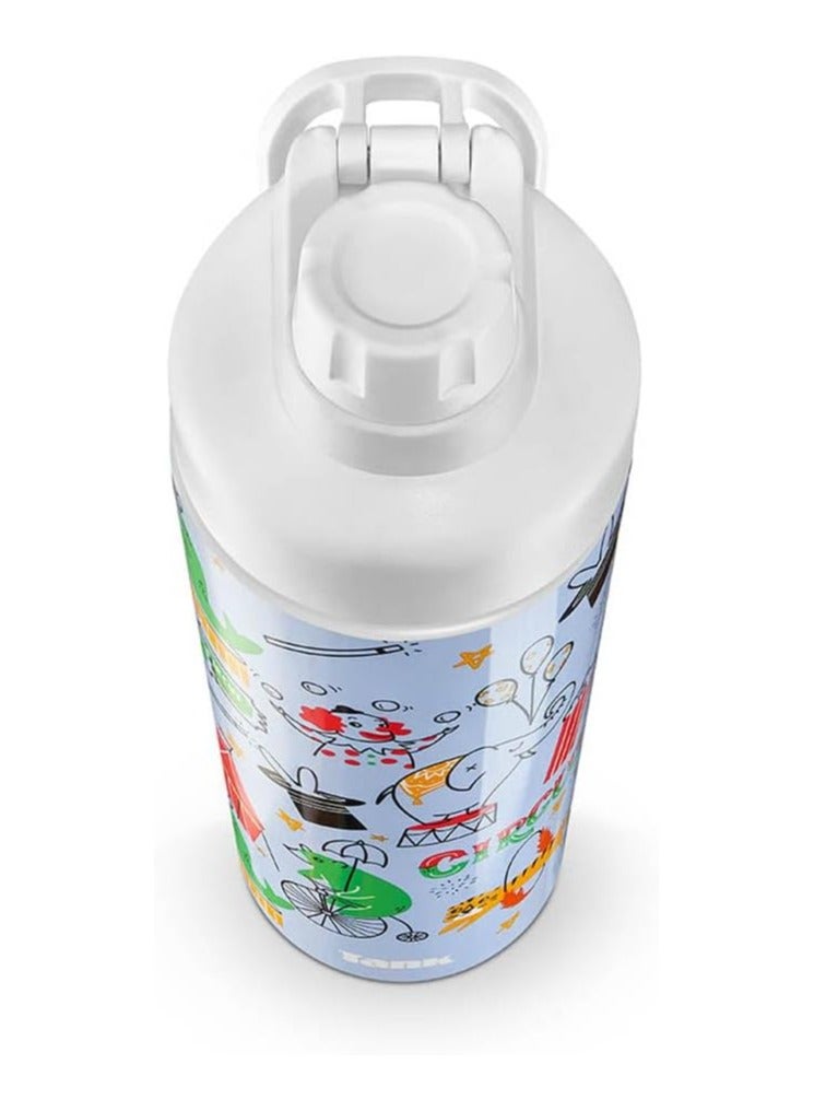 Tank Mini 650ml  Insulated Leakproof Bottle - Circus Design - Image 3