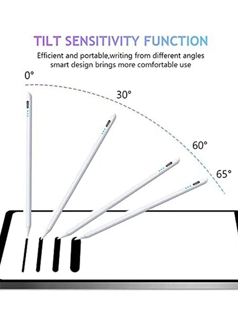 قلم ستايلس لقلم ابل ايباد، قلم نشط مع خاصية رفض راحة اليد، إمالة، مغناطيسي متوافق مع الجيل الثاني من 2018-2022 اى باد 8th/7th/6th الجيل آيباد إير آيباد ميني 6 آيباد برو (8.3/11/12.9 بوصة) - pzsku/Z1D061B09AAC1D6CCDABAZ/45/_/1656907367/9df62477-bde2-4184-bf5b-dd39dfefd90e