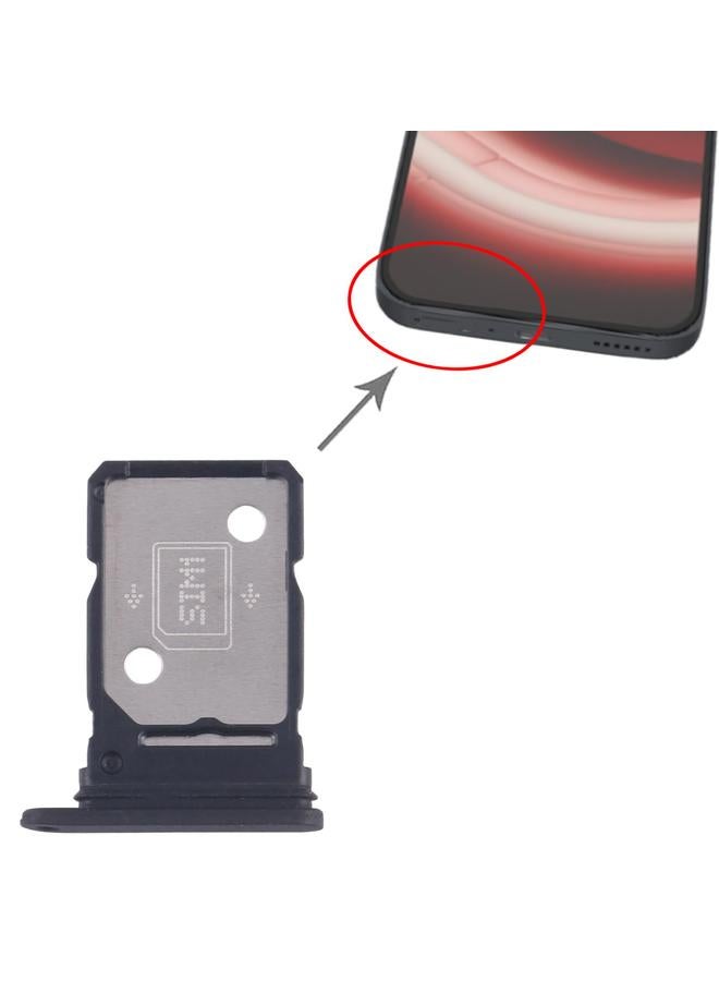 erorex For Nothing Phone 2A SIM Card Tray + SIM Card Tray (Black) - Image 4