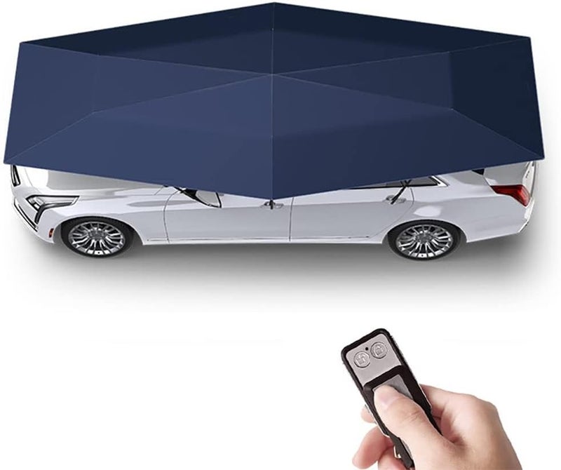 AXIWOEI Car Awning Camping, Portable Remote Control Automatic Car Cover Tent, Folding Roof Awnings, Remote Start Car Cover Car Sun Umbrellas, For Cars, Cool In Summer - Image 1