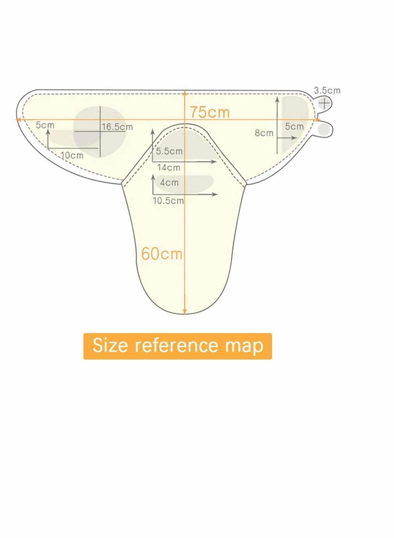 KASTWAVE Baby Newborn Swaddle Blanket Adjustable Wrap Receiving Blanket Baby 100% Cotton Sleepsack 0-6 Months for Boys and Girls, 2 Pack - Image 4