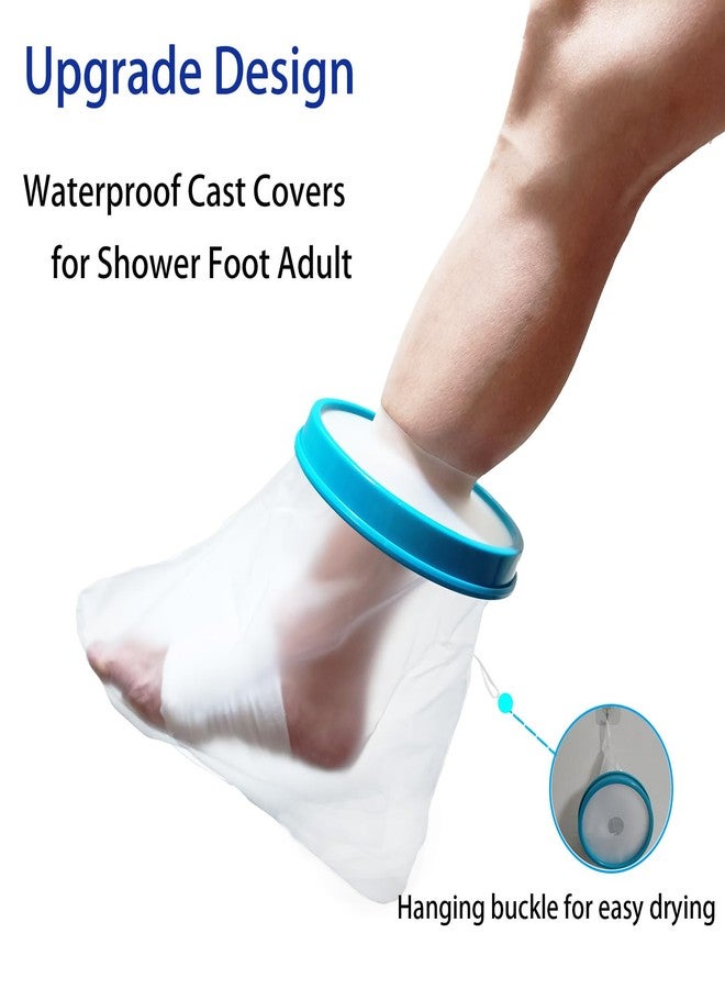 Tideshake Waterproof Foot Cast Cover for Showering, Reusable Adult Foot Cast Protector, Cast Covers for Ankle Shower after Surgery, Watertight Cast Bag for Burns - Image 5