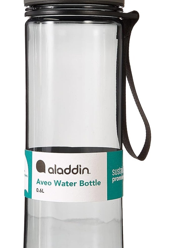 Aladdin Aveo Water Bottle 0.6L - Concrete Grey - Leakproof and BPA-Free - Image 1