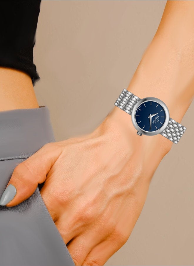 MARTINI Elegant Martini Women's Watch Stylish Navy Blue Dial Stainless Steel Band Water Resistant Perfect for Casual and Formal Wear - Image 4