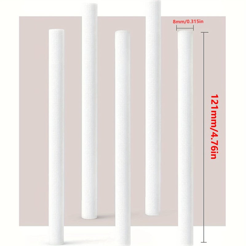 Essential Additions For Freely Cutting Aroma And Perfume Evaporation Core Water Absorption Replacement Fiber Rod Humidifier Filter Core Replacement Rod Household Appliance Core White 10pcs - Image 3