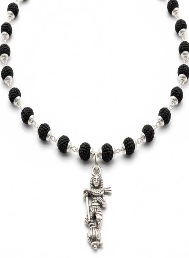 CHARMS Divine Hanuman Rudraksha Pendant Necklace - Image 1