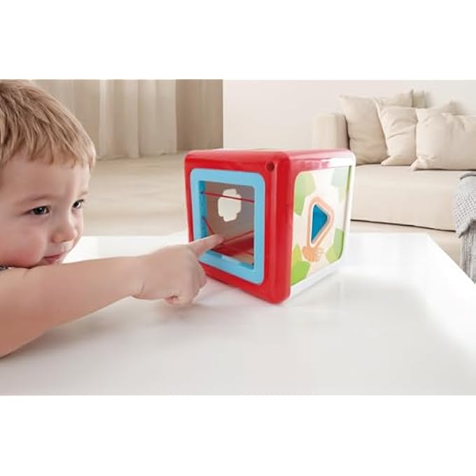 صندوق فرز S | لعبة فرز حيوانات خشبية للأطفال الصغار | لعبة تعليمية مبكرة للتعرف على الألوان والحروف والحيوانات | تطوير المهارات الحركية الدقيقة | لعبة مونتيسوري للأطفال، 12 شهرًا وما فوق - Image 3