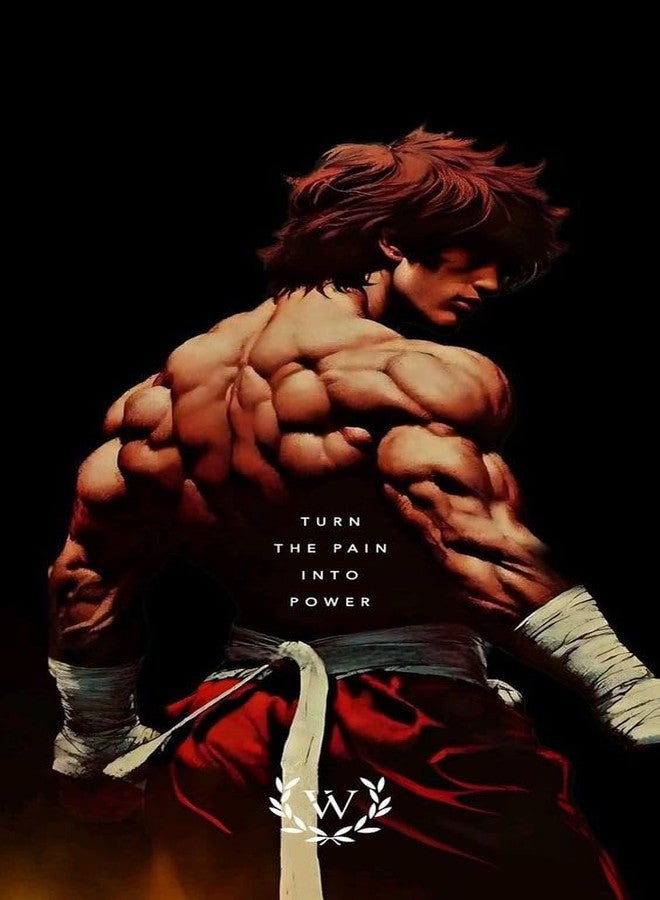 Baki The Grappler Anime Series Poster - 12x18 Inches | 170 GSM Gloss Finish | High Resolution Poster DecorA197 - Image 3