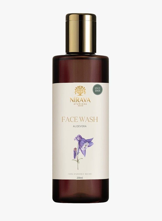 NIRAVA AYURVEDA غسول الوجه نيرافا أيورفيدا بالصبار (200 مل) - Image 1