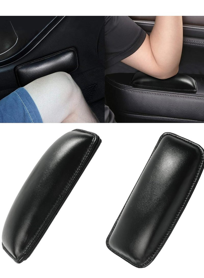 أوزيغالور 2 عبوة وسائد جلدية عالمية لوحدة التحكم في السيارة، وسائد للركبة والمرفقين للراحة، إكسسوارات داخلية للسيارات - Image 1