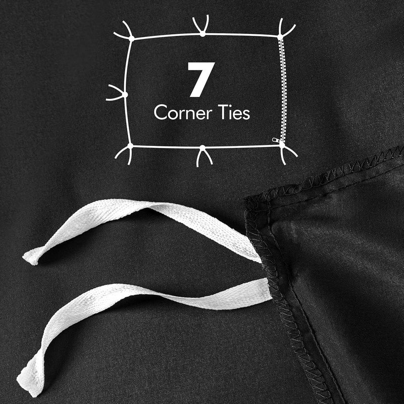 Duvet Cover King Size Set - 1 Duvet Cover with 2 Pillow Shams - 3 Pieces Comforter Cover with Zipper Closure - Ultra Soft Brushed Microfiber, 104 X 90 Inches (King, Black) | Extra Soft and Breathable, Wrinkle & Fade Resistant, Includes Duvet Cover and 2 Pillow Shams, Comforter Not Included, OekoTex - Image 5