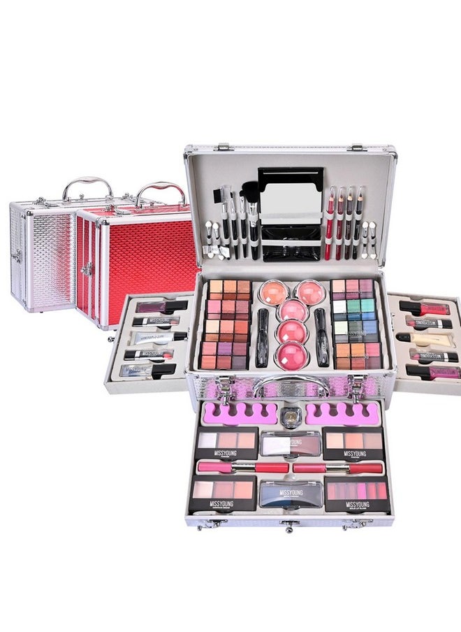 All-In-One Holiday Make Up Gift Set | Makeup Kit For Women Full Kit Essential Starter Bundle Include Eyeshadow Palette Lipstick Blush Foundation Concealer Face Powder Mascara Lipgloss Brush - pzsku/Z1D06D5C0B3858FF48D47Z/45/_/1734437562/88dc9905-b095-4e76-97fd-1a47ae14501a