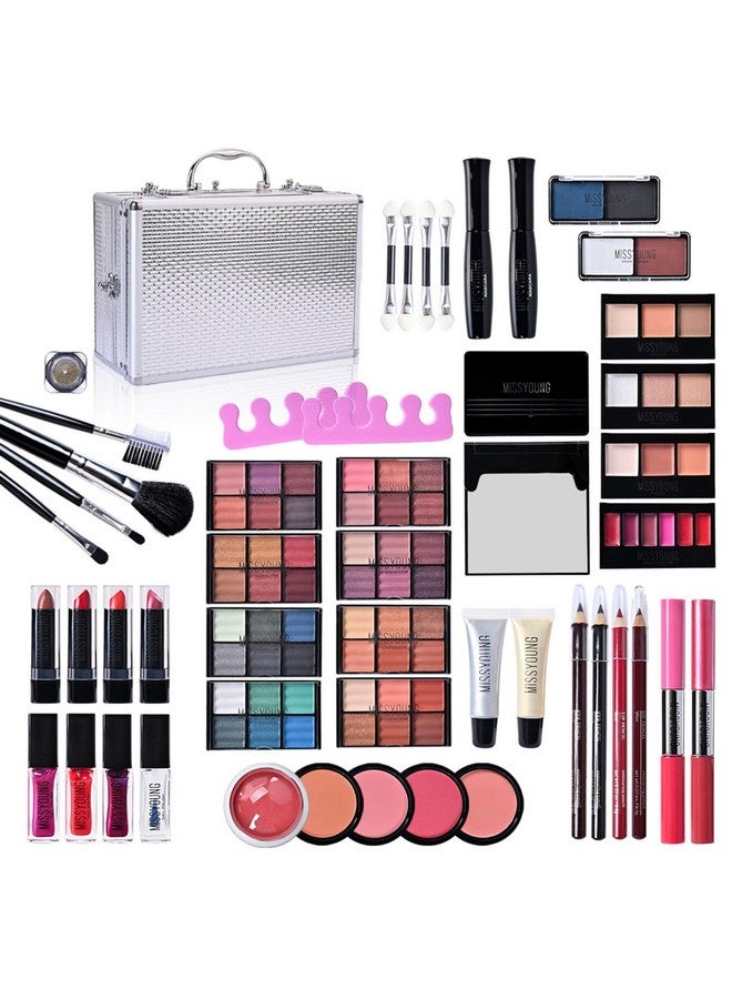 FantasyDay All-In-One Holiday Make Up Gift Set | Makeup Kit For Women Full Kit Essential Starter Bundle Include Eyeshadow Palette Lipstick Blush Foundation Concealer Face Powder Mascara Lipgloss Brush - Image 2