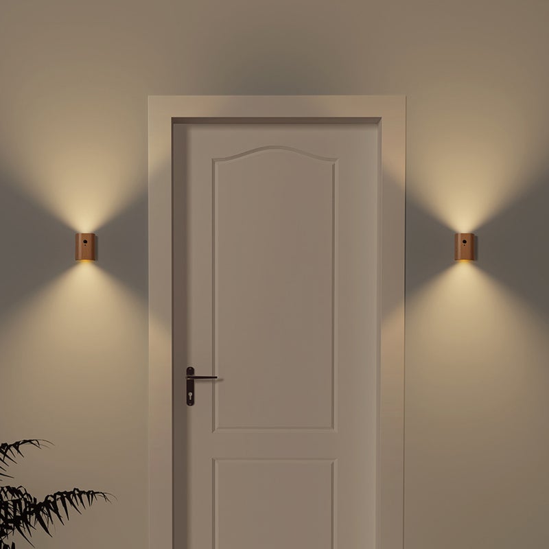 Indoor Motion Sensor Wall Light Double Head LED Rechargeable Night Light Sensing Corridor Passage Light Magnetic Installation Type-C Charging - Image 4