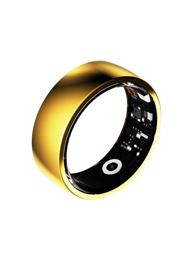 حلقة ذكية R09 للتحكم عن بعد في التصوير الفوتوغرافي ومراقبة الصحة - اللون: ذهبي 18 # 【القطر الداخلي 17.8 ملم】 سلك شحن - Image 1