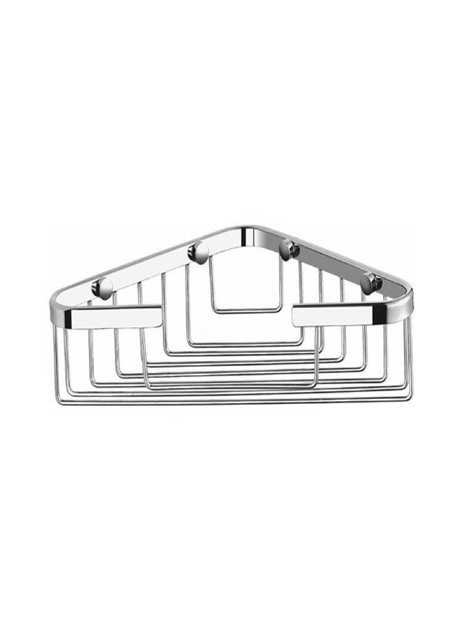 Chrome Corner Wall Mounted Wire Shower Basket