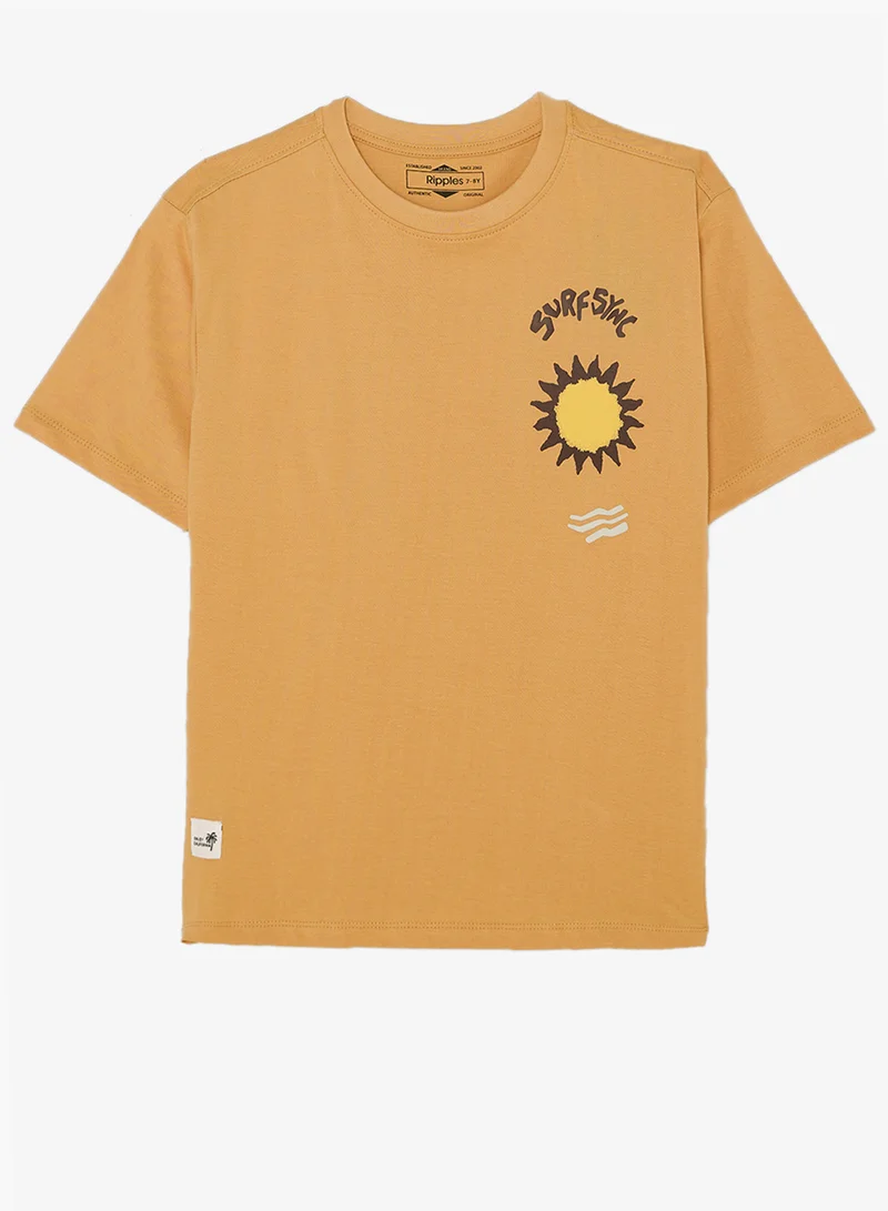 ريبلز مع نمشي Boys Drop Shoulder Tee