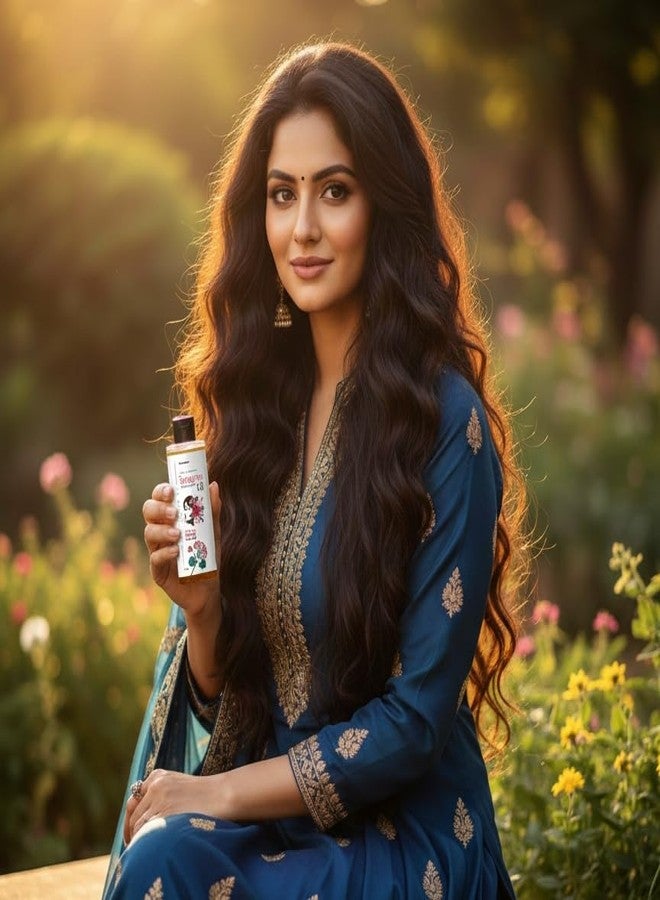 Make Unique Taramira Oil for Hair and Skin Care | Cold Pressed with Rose Geranium Oil | Pure Natural | 100ml - Image 3