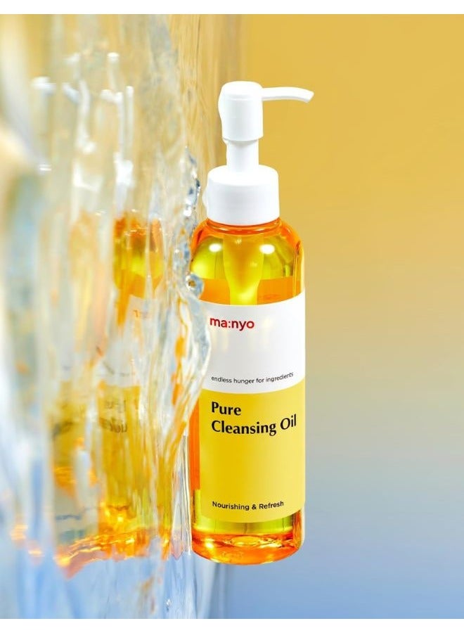 MA:NYO Manyo Pure Cleansing Oil 200ml - Facial Cleanser, Blackhead Melting, Daily Makeup Removal with Argan Oil - Image 2