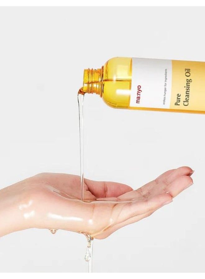 MA:NYO Manyo Pure Cleansing Oil 200ml - Facial Cleanser, Blackhead Melting, Daily Makeup Removal with Argan Oil - Image 3