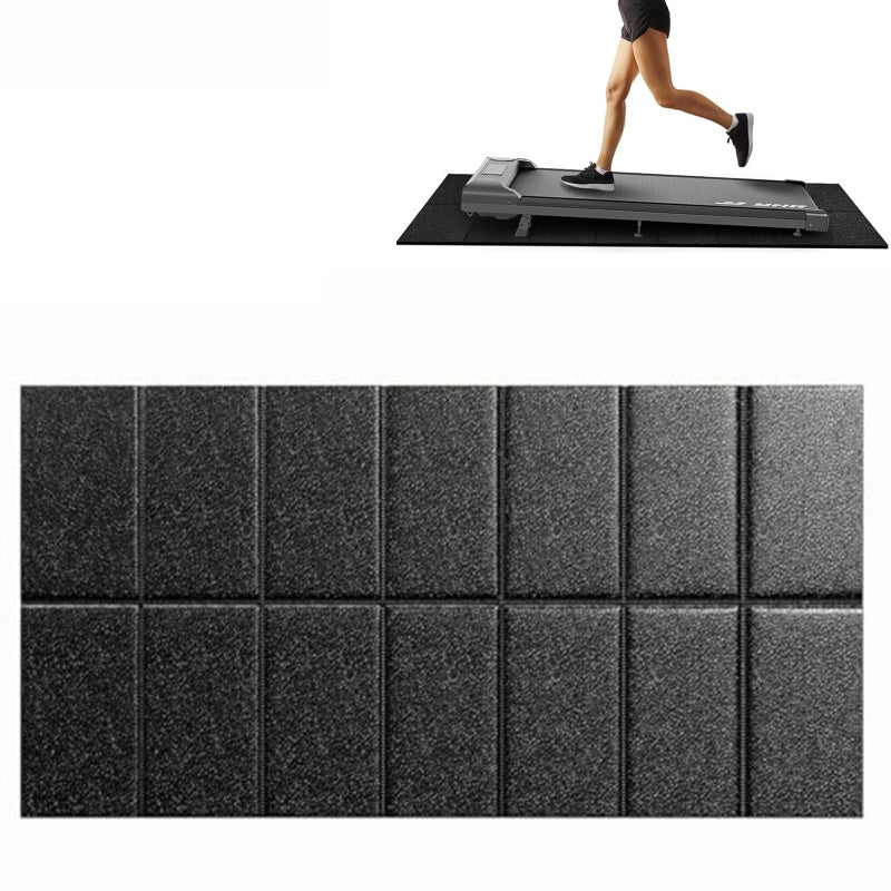 THAILE Walking Pad Treadmill Mat for Carpet Floors,55x24 Hardwood Floor Protection, Mats for Under Walking pad/Treadmill/Bike/Exercise Equipment on Carpets, Noise Shock Absorption, Stationary - Image 1