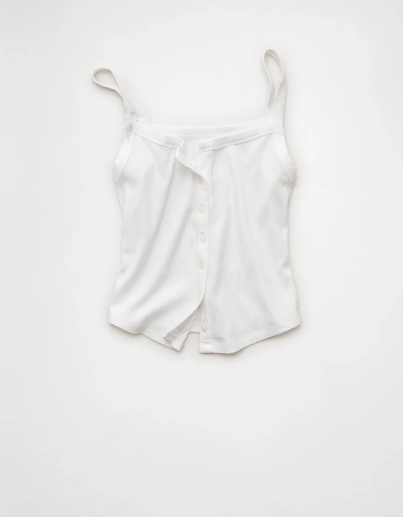 American Eagle  AE Button-Up Tank Top for Women | Best Price UAE