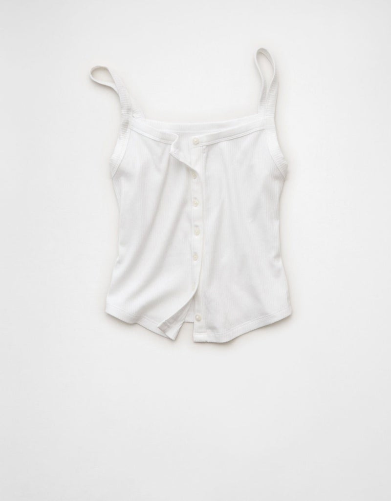 American Eagle AE Button-Up Tank Top - Image 5