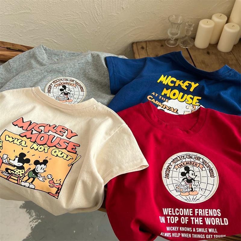 Children'S Short-Sleeved T-Shirt Cartoon Boy'S Summer Dress Baby'S Top Small And Medium-Sized Children'S Thin Pure Cotton Children'S Wear Girls' Half-Sleeved T-Shirt - Image 2
