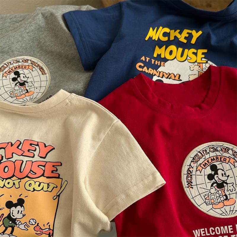 Children'S Short-Sleeved T-Shirt Cartoon Boy'S Summer Dress Baby'S Top Small And Medium-Sized Children'S Thin Pure Cotton Children'S Wear Girls' Half-Sleeved T-Shirt - Image 4