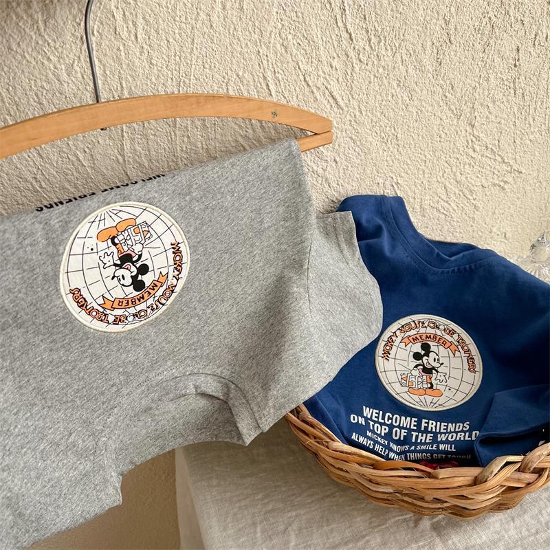 Children'S Short-Sleeved T-Shirt Cartoon Boy'S Summer Dress Baby'S Top Small And Medium-Sized Children'S Thin Pure Cotton Children'S Wear Girls' Half-Sleeved T-Shirt - Image 1